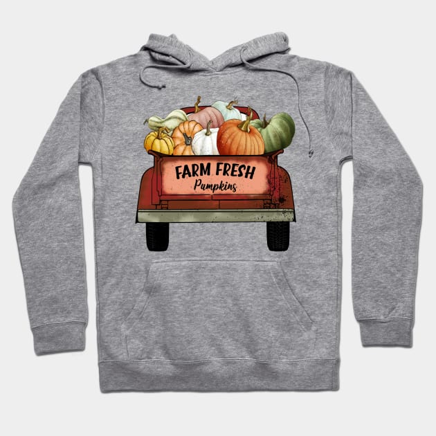 Farm fresh pumpkins Hoodie by twinkle.shop